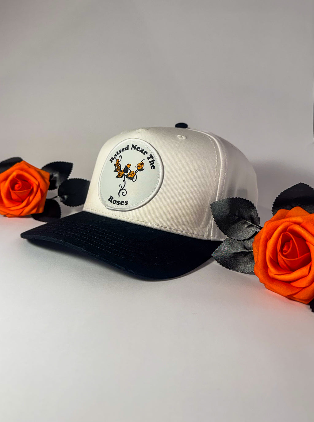 Orange &  Black "Raised Near The Roses"